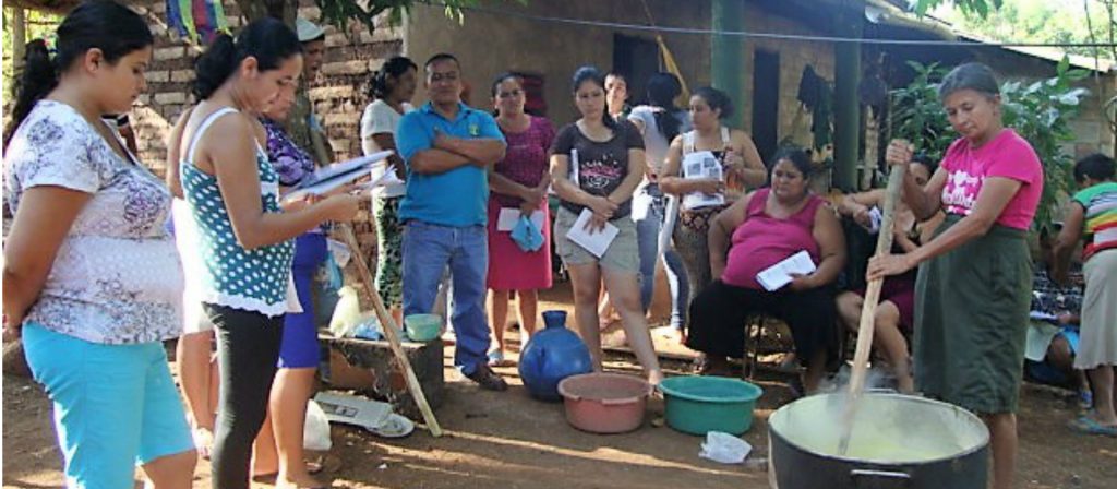 Transición producción agroecológica en Cuscatlán–Cabañas