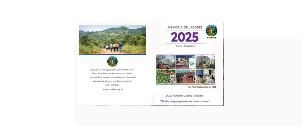Memoria de labores de la asociación fundación CORDES enero-diciembre de 2025